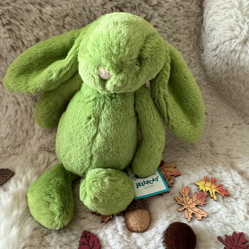 Jellycat Small Bashful Apple Bunny! BNWT so hard to find and retired!